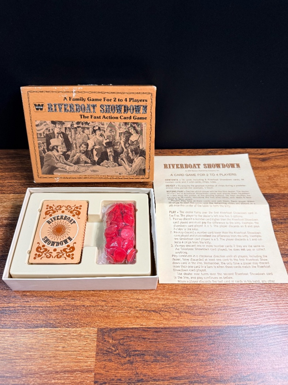 1976 WHITMAN Riverboat Showdown Game